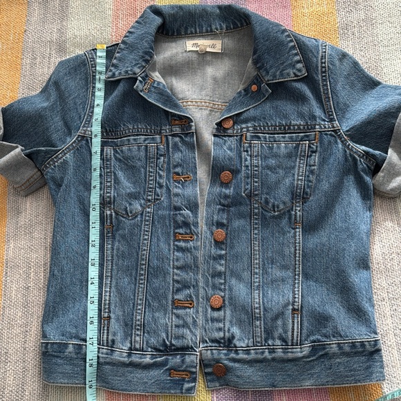 Madewell Short sleeve Denim Jacket Size S - Picture 5 of 6